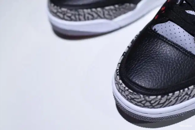 Reps TBK 854262-001 3 Black Jordan Air Cement 0521